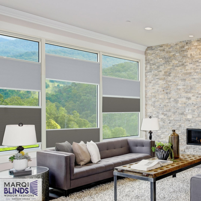 Versatile Elegance: Cordless Top-Down Bottom-Up Day-Night Cellular Shades ☺